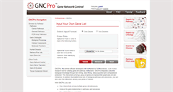 Desktop Screenshot of gncpro.sabiosciences.com